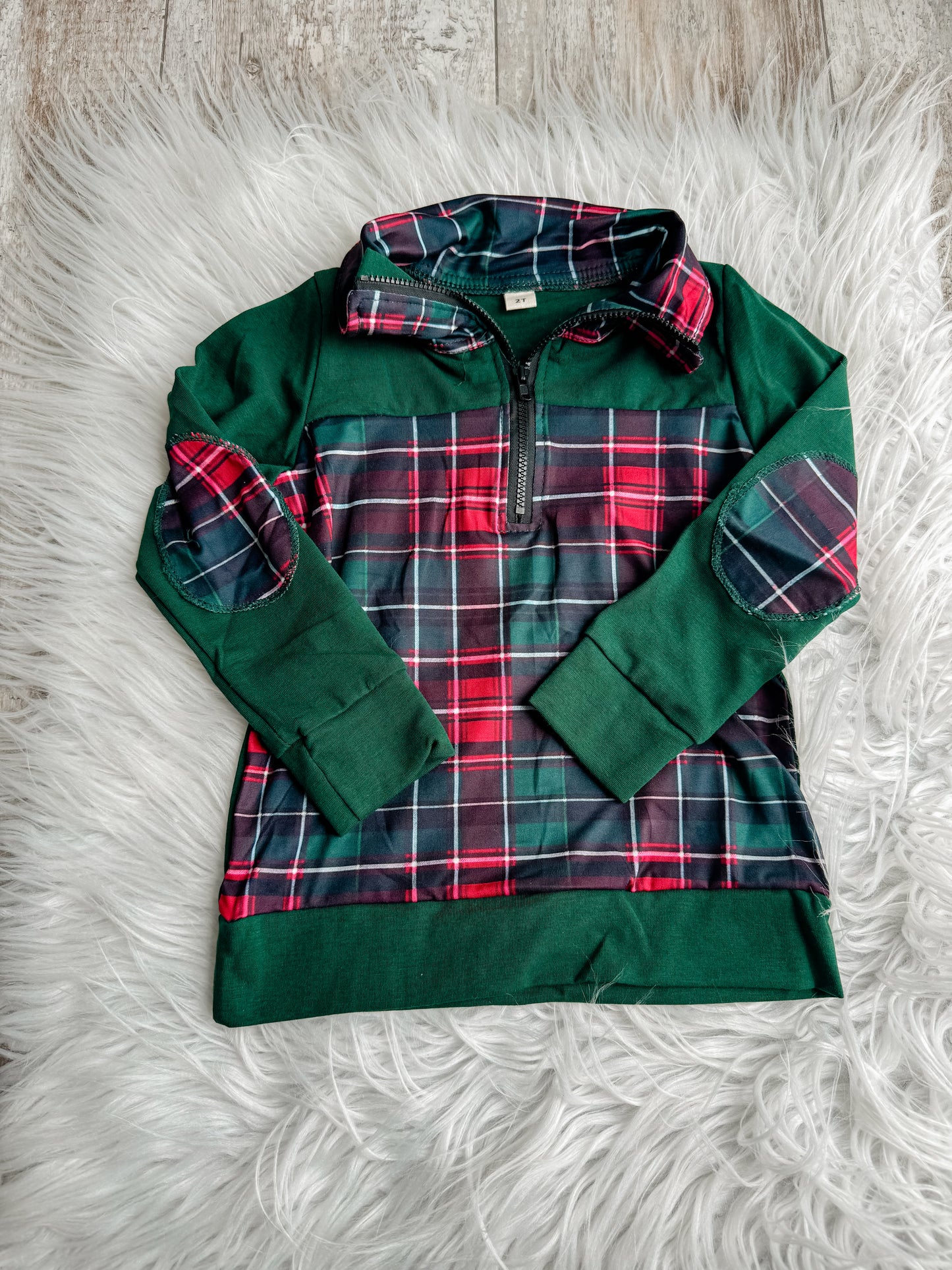 Plaid Christmas Pullover