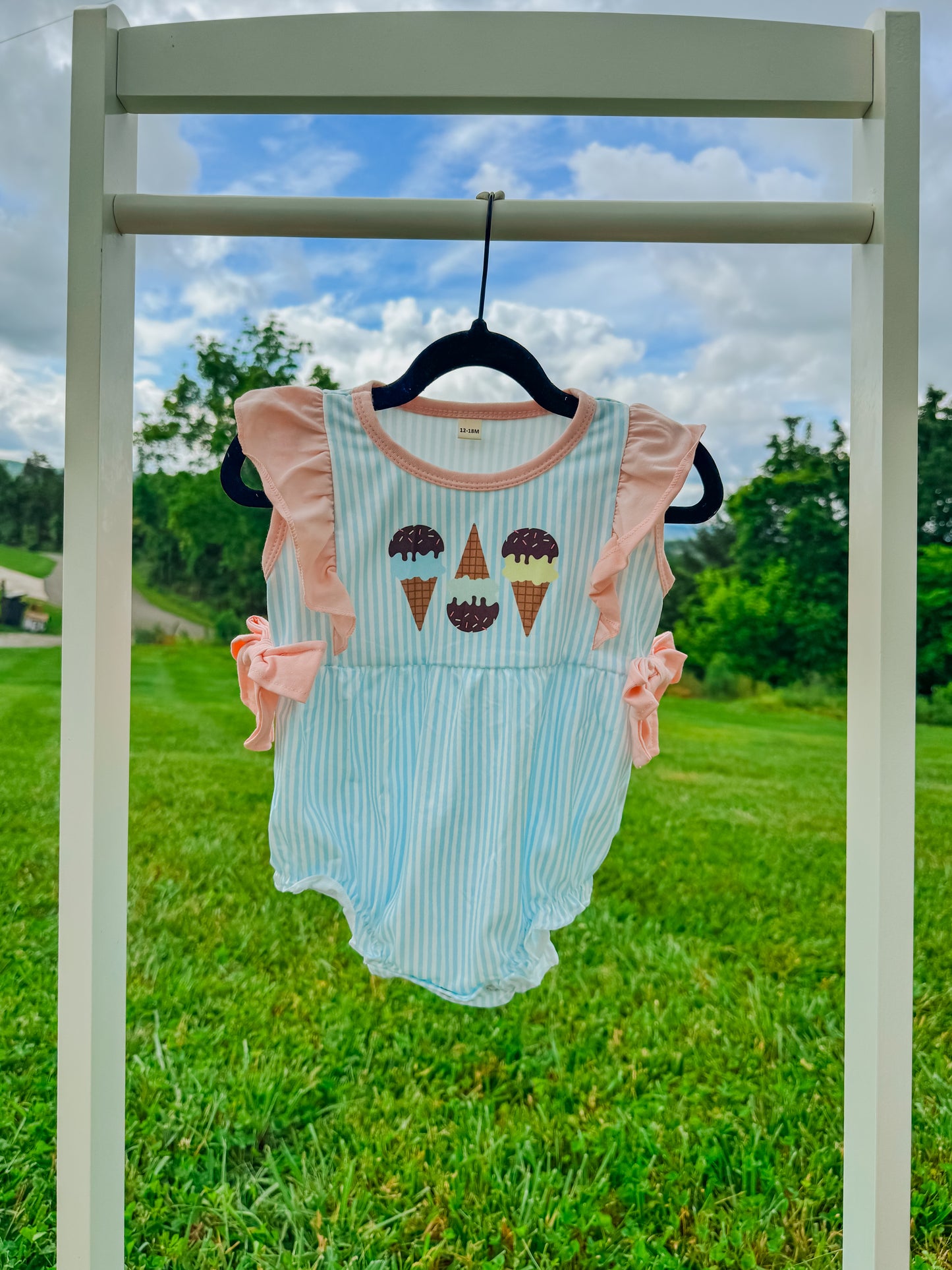 Ice Cream Stripe Bubble