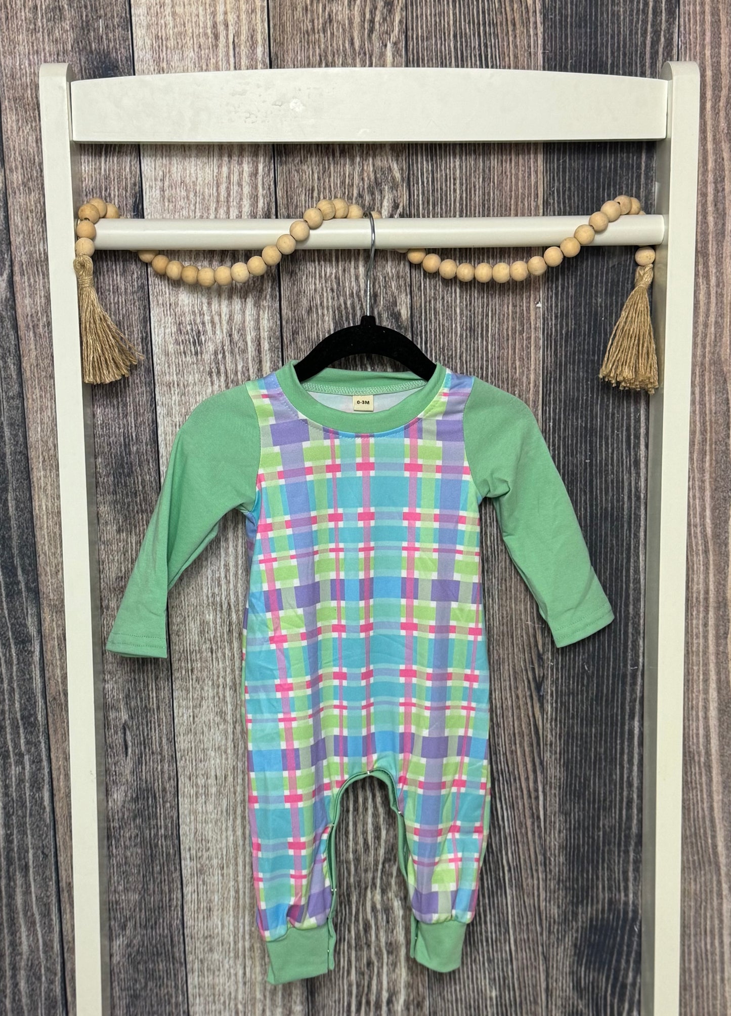 Plaid Romper
