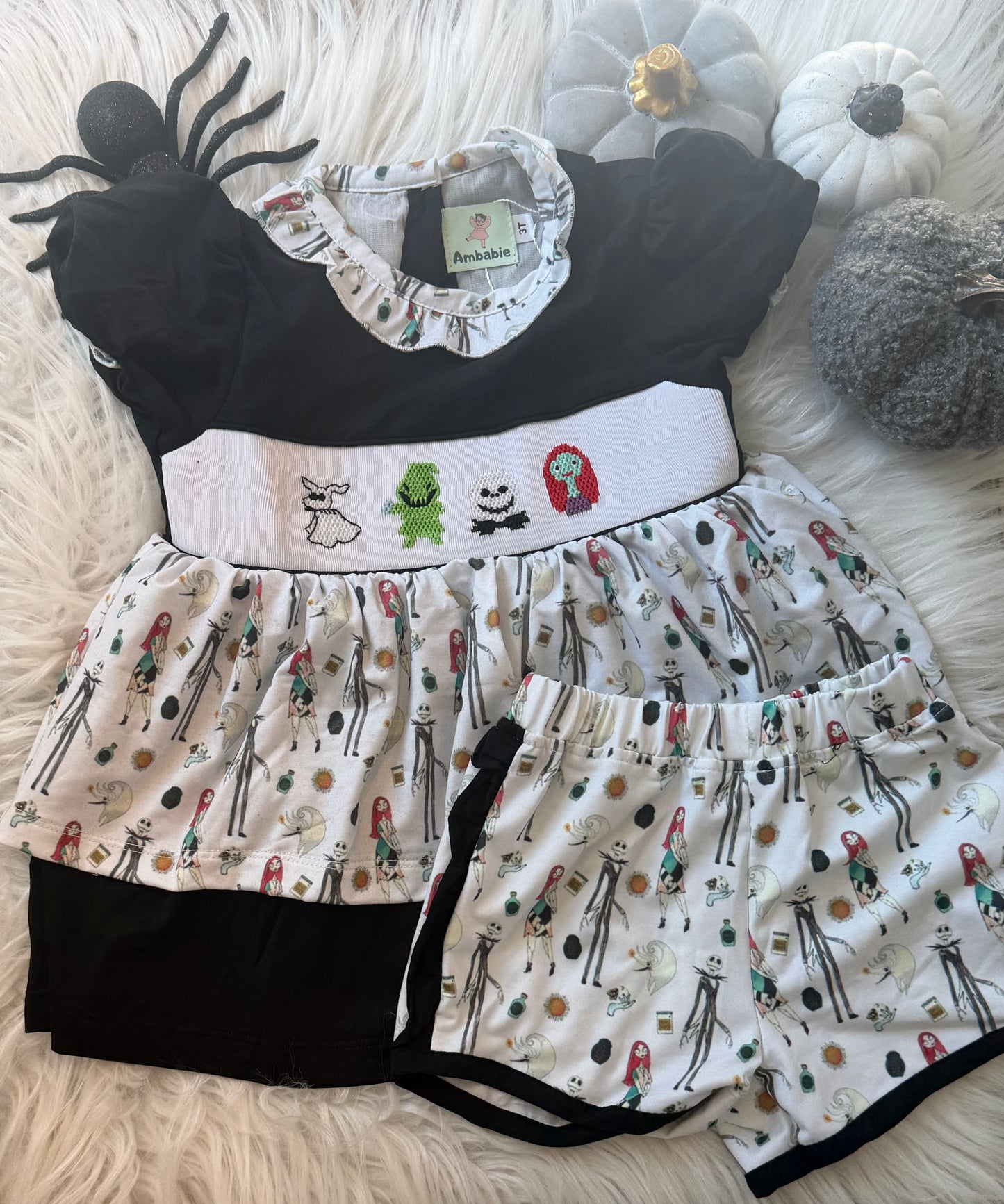Nightmare Smocked Set