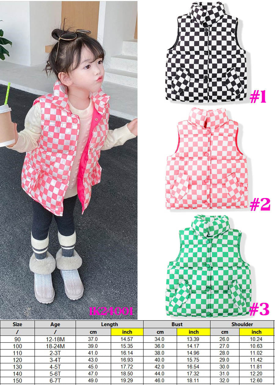 WS Kids checkered Vest