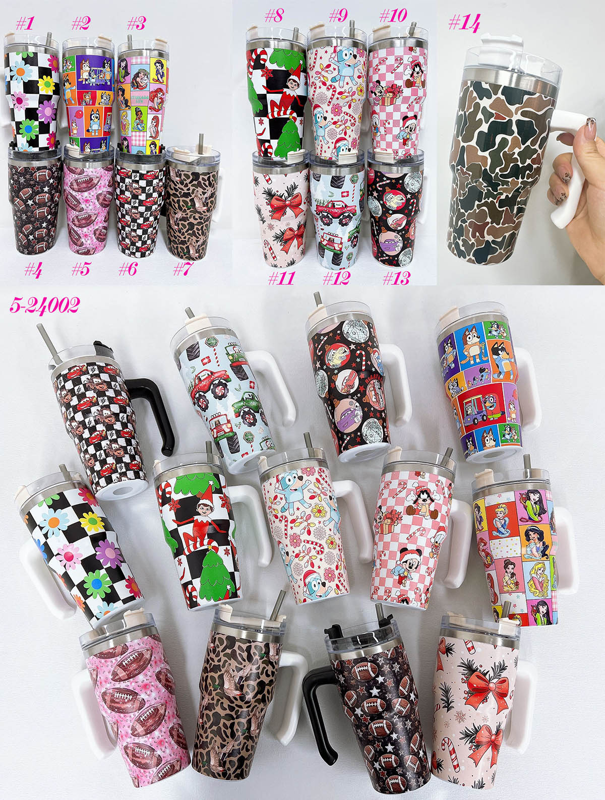 WS Kids Printed 20 oz Tumbler