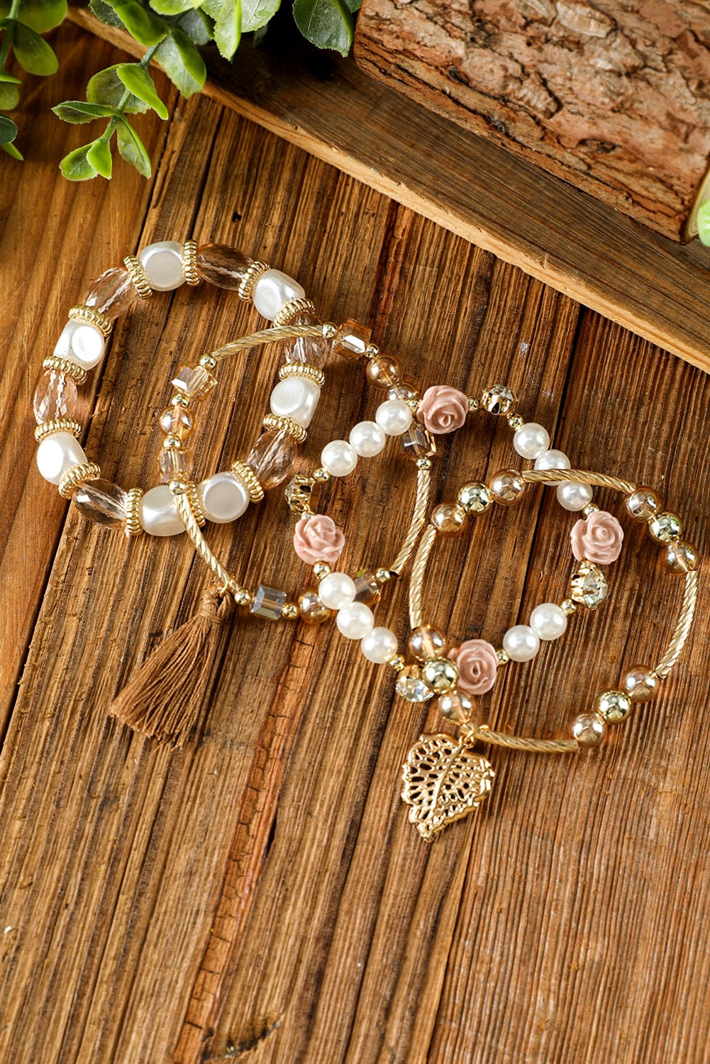 Blush Rose Bracelet Set
