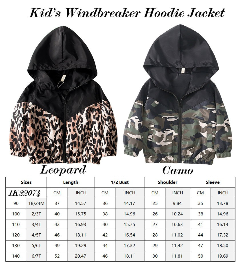 WS Kids Windbreaker Hoodie Jacket
