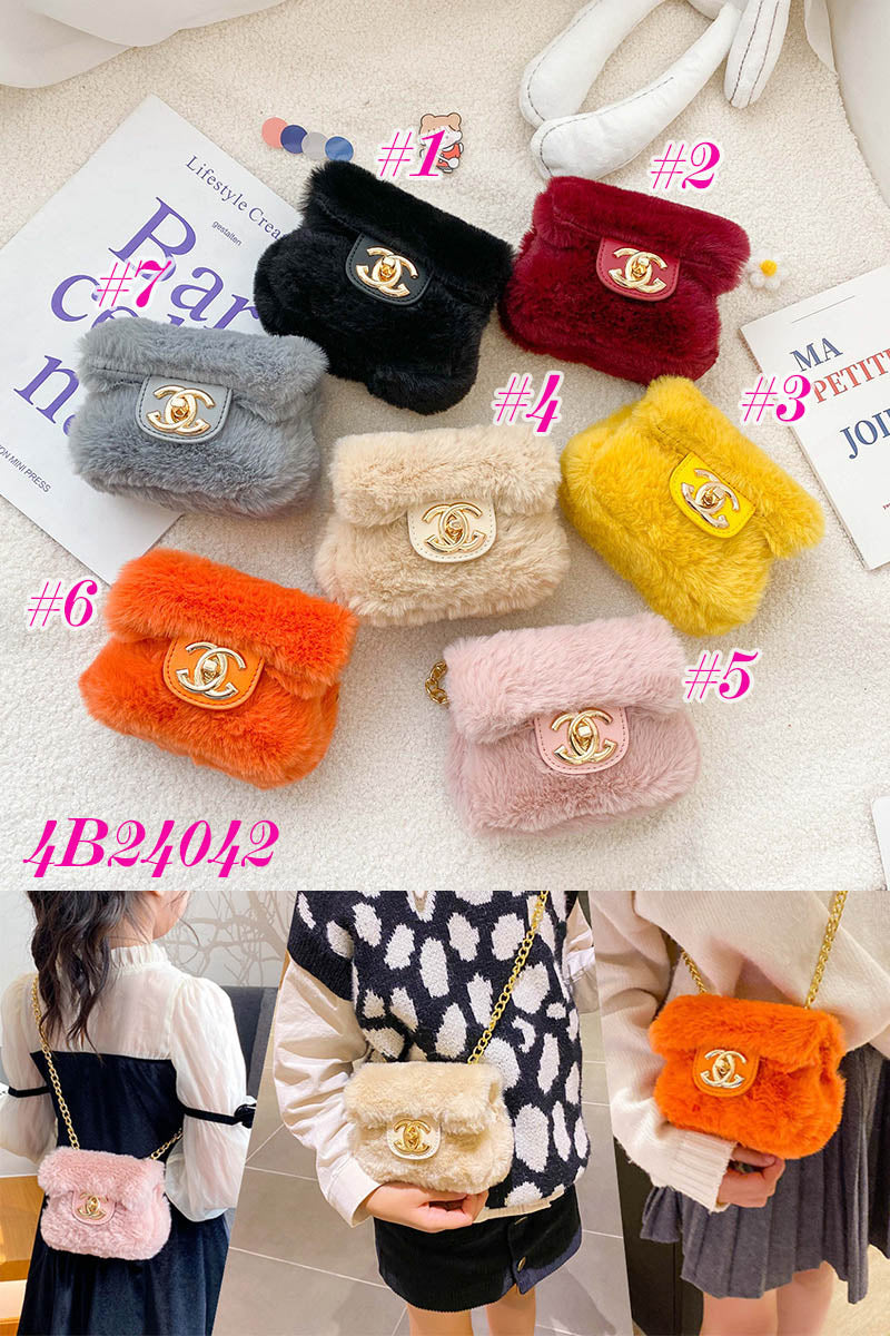 WS Mini Kids Fuzzy Purse