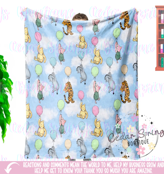 READY TO SHIP Plush 50x60 Blanket