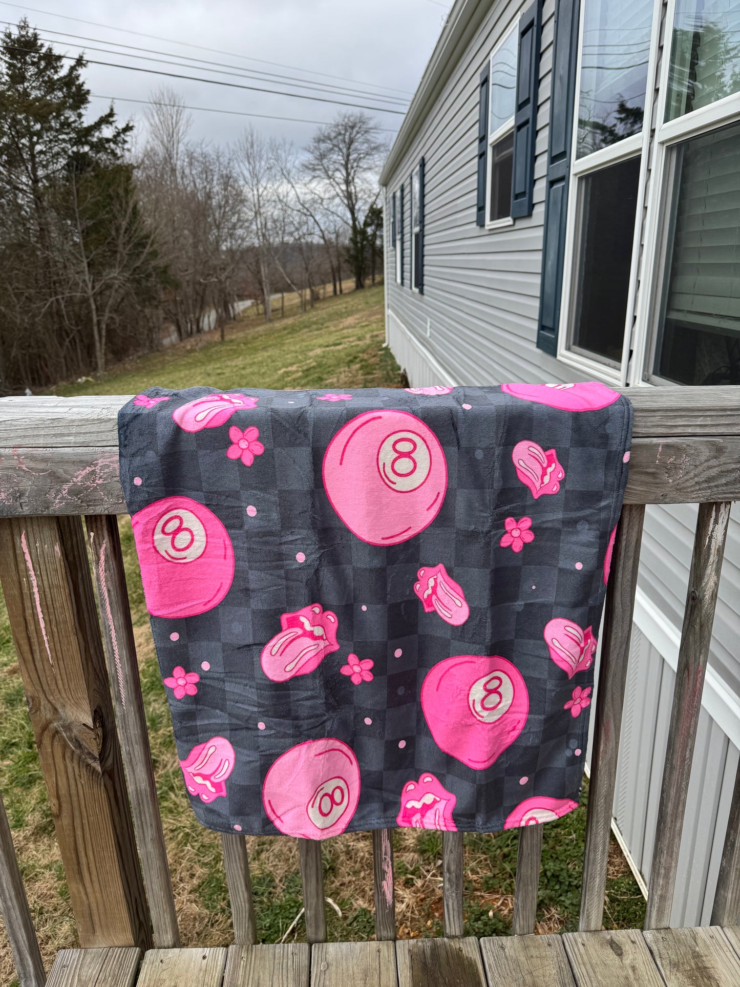 50x60 Eight Ball Blanket