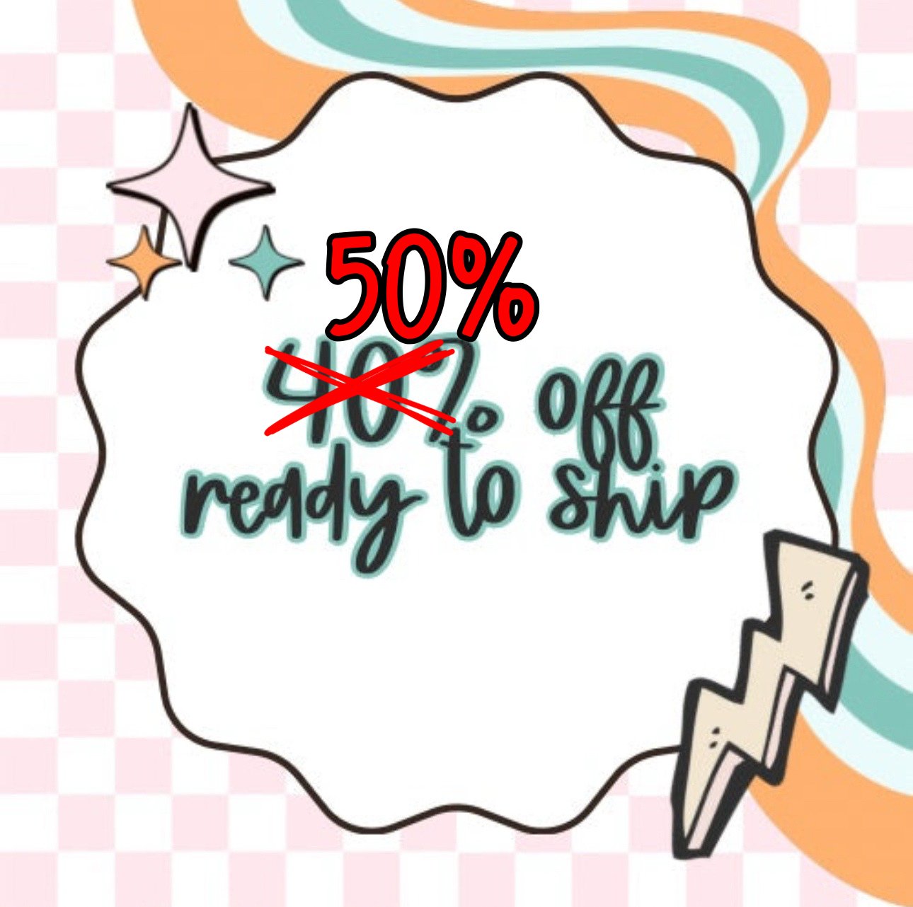 75% Off Ready To Ship