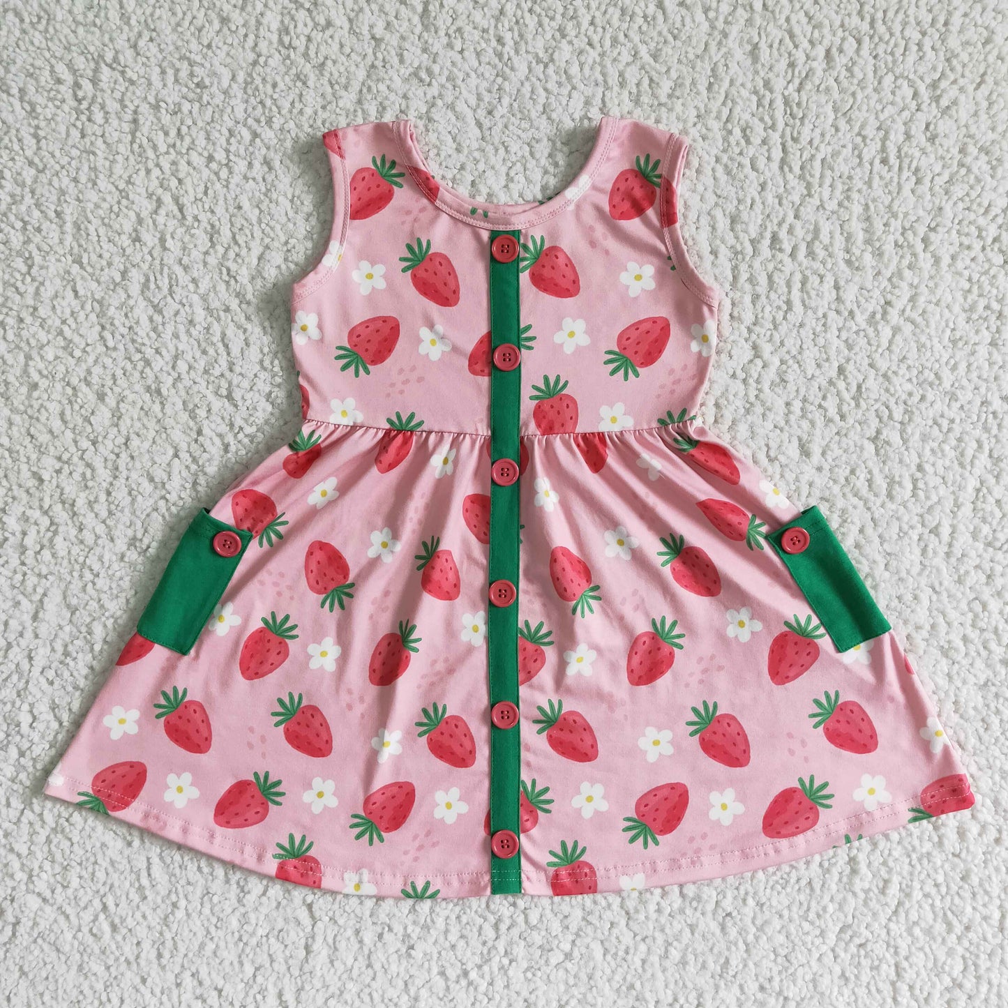 Strawberry Pocket Dress