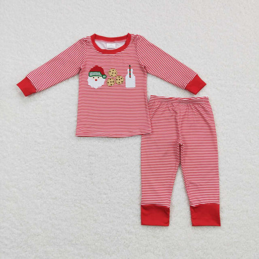 Santa’s Milk and Cookies Striped Set