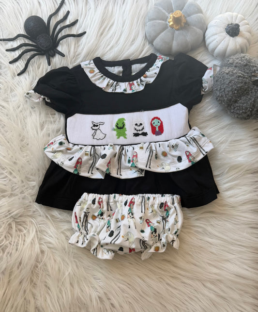 Nightmare Smocked Set
