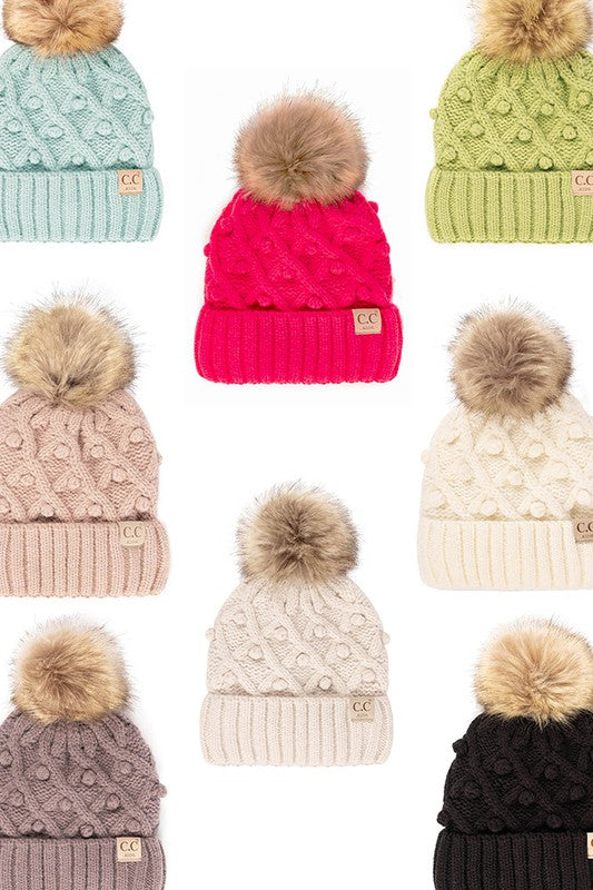 C. C Bobble Beanie Kids