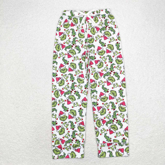 Pink Hat Green Face Adult Lounge Pants