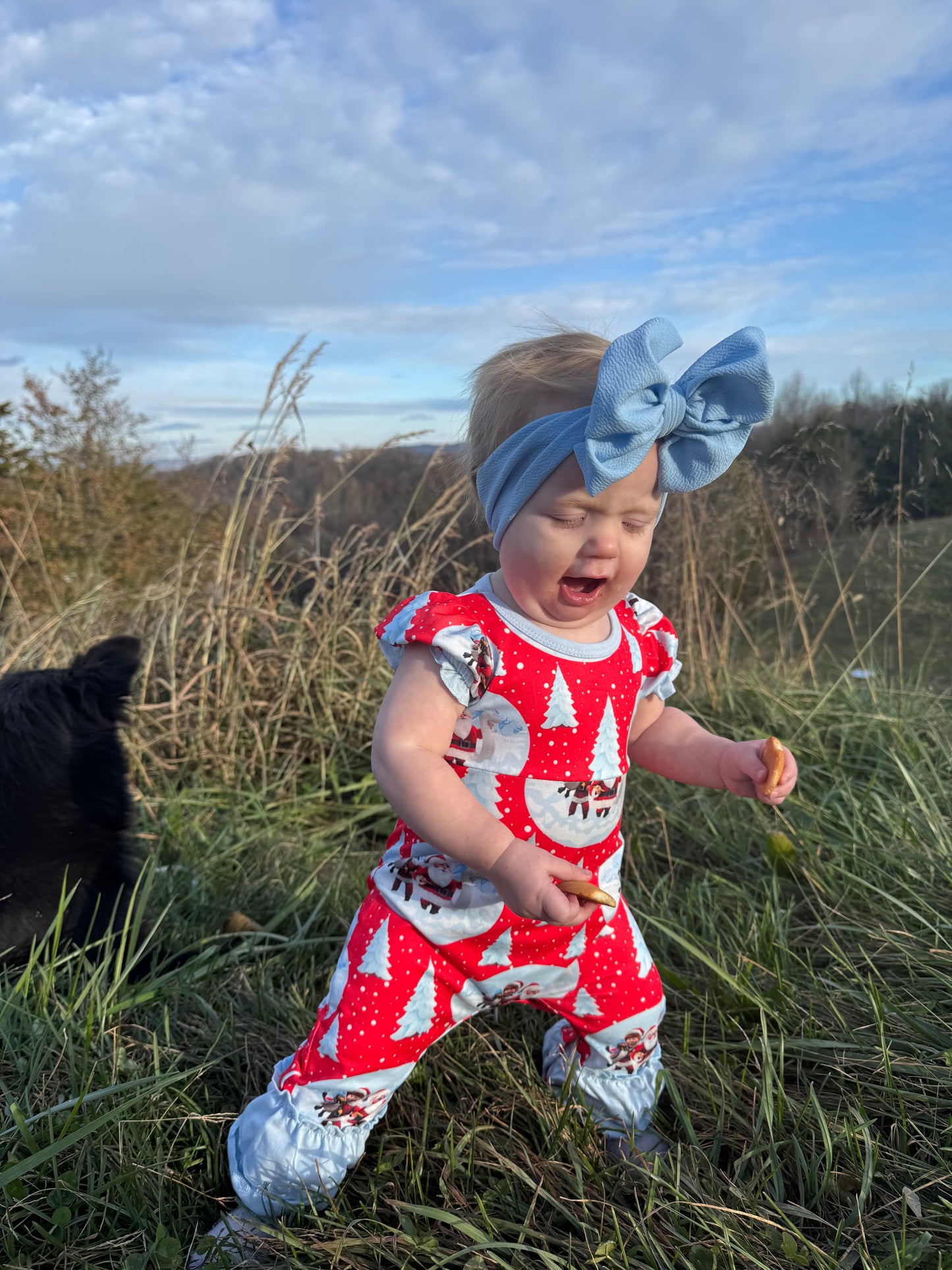 No Santa Ruffle Jumpsuit