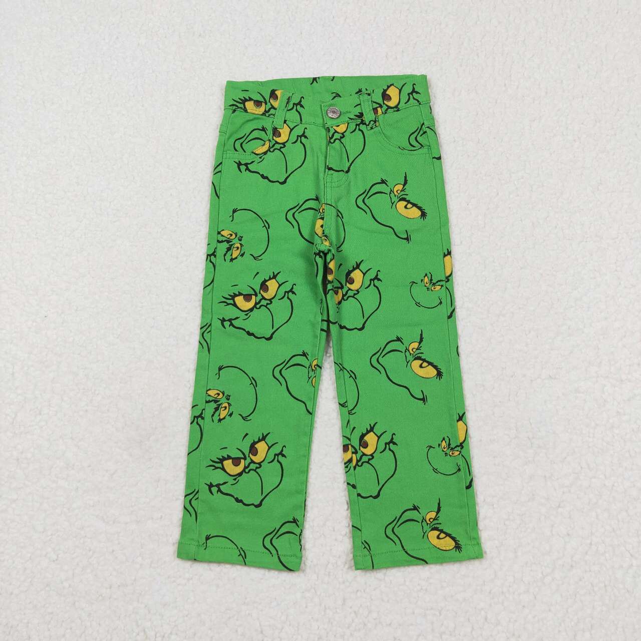 Boys Green Face Pants