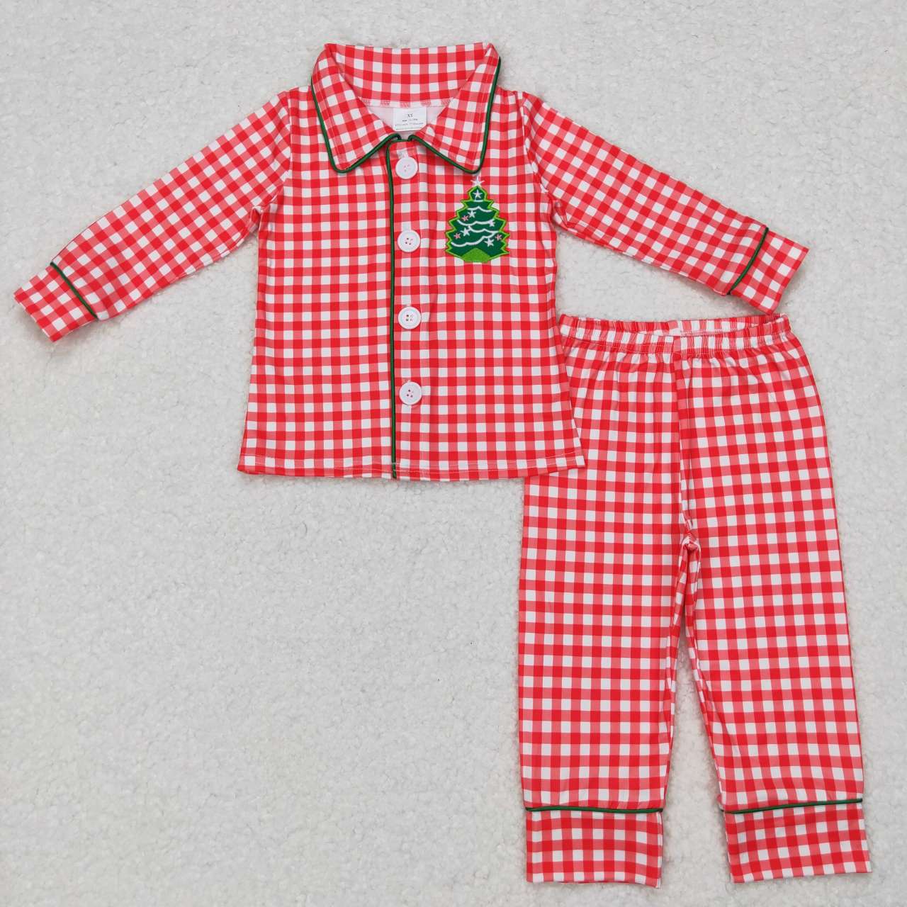 Christmas Tree Plaid Pajamas