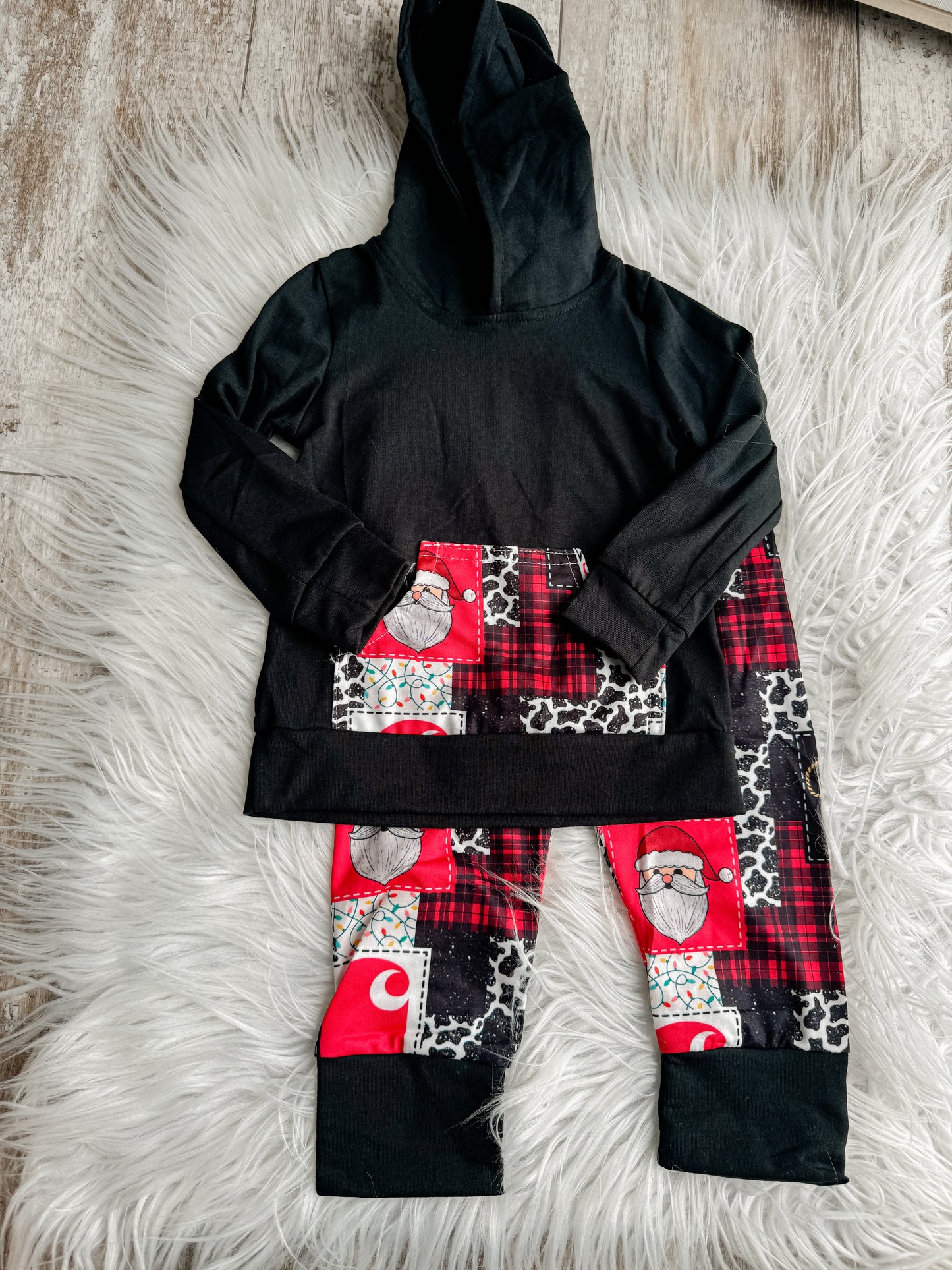 Howdy Santa Hoodie Set