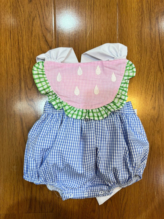 Watermelon Bow Bubble (Ready To Ship)