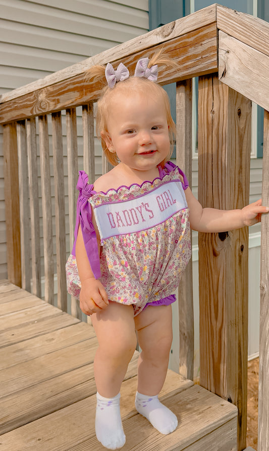 Daddy’s Girl Smocked Outfit (ready to ship)