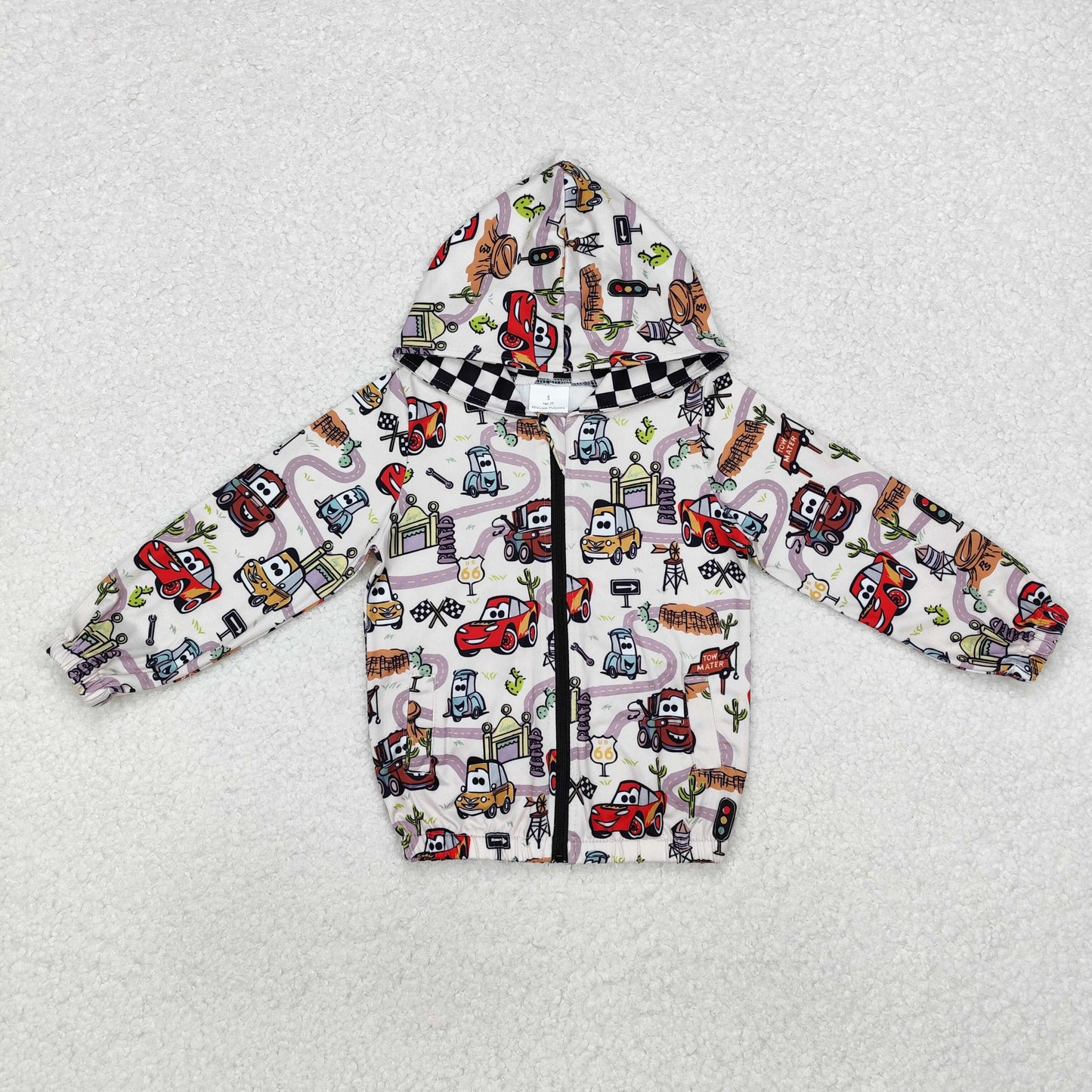 Cartoon Car Light Weight Jacket