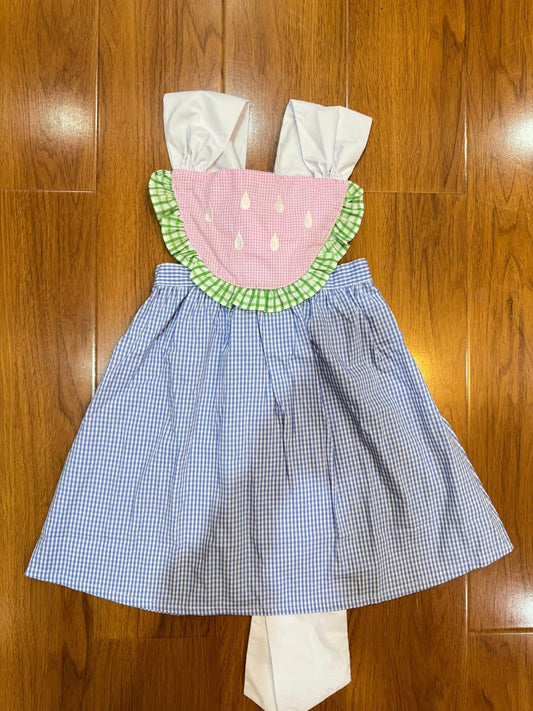 Watermelon Bow Dress (Ready To Ship)