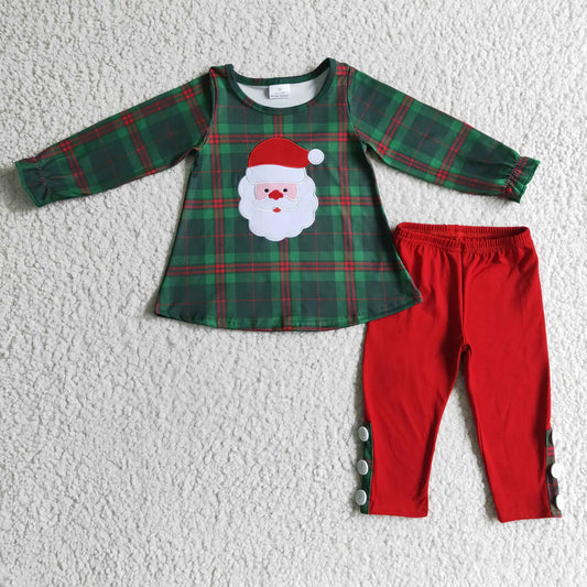 Embroidered Santa Set