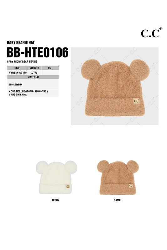 C. C Baby Teddy Bear Beanie