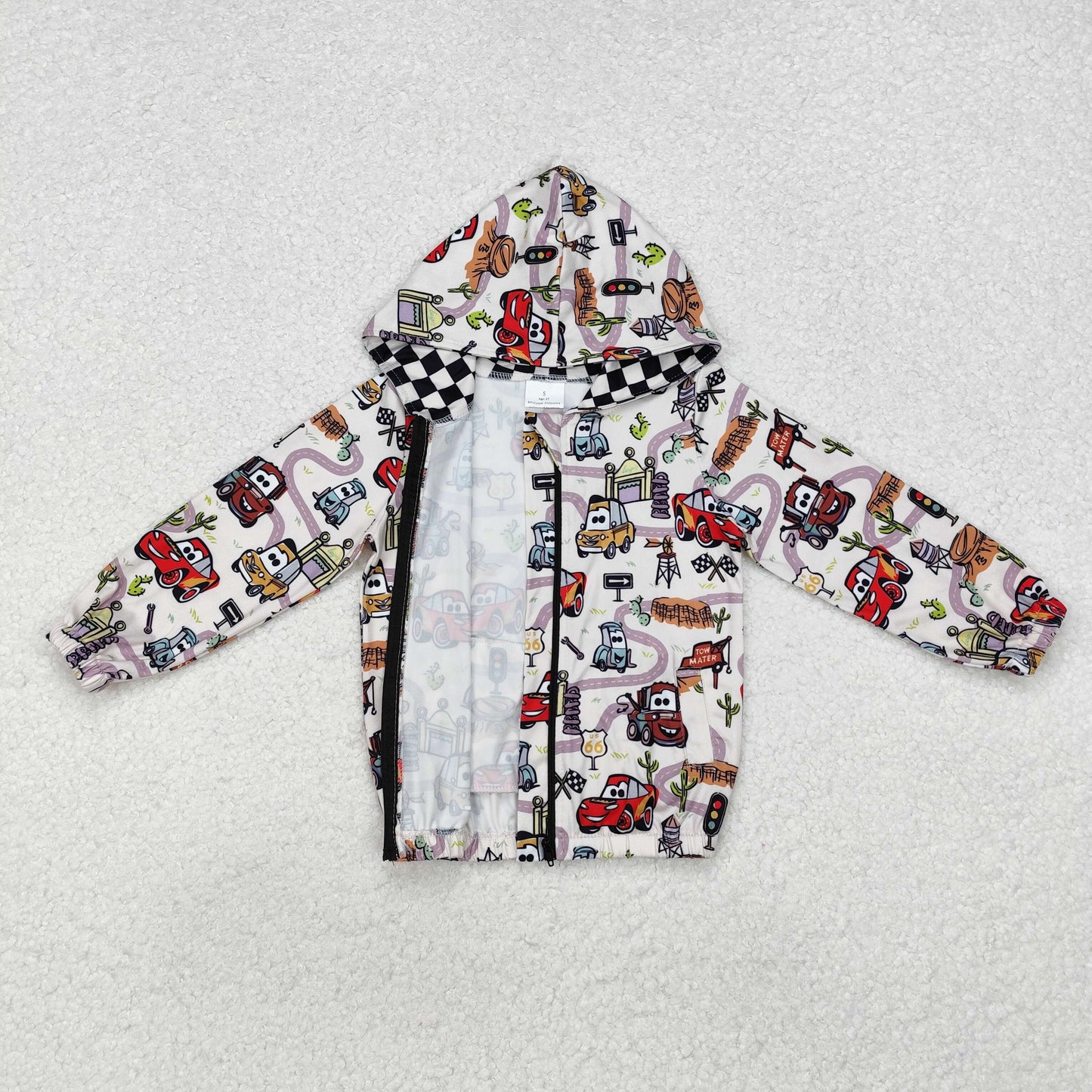 Cartoon Car Light Weight Jacket