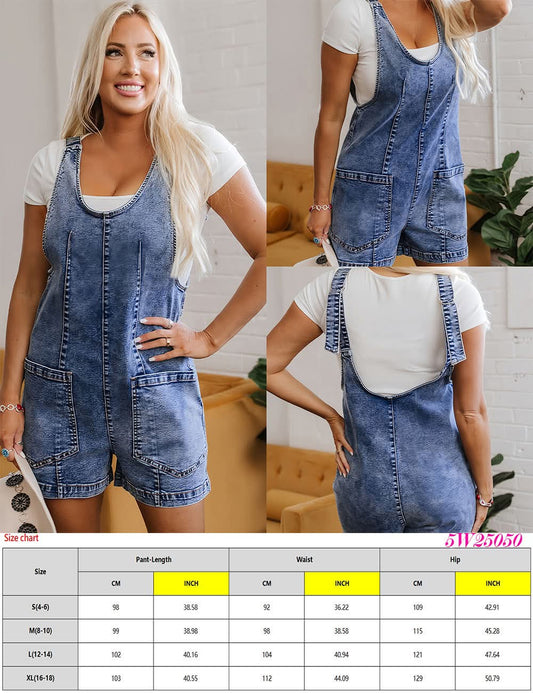 Denim Shortall